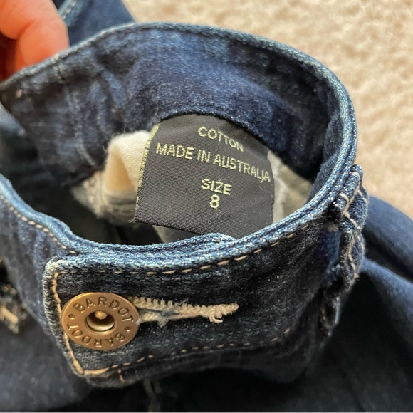 Bardot | High End Blue Dark Wash Skinny Jeans - Womenโs AU 8 โ US 0 / 2 - Picture 3 of 9